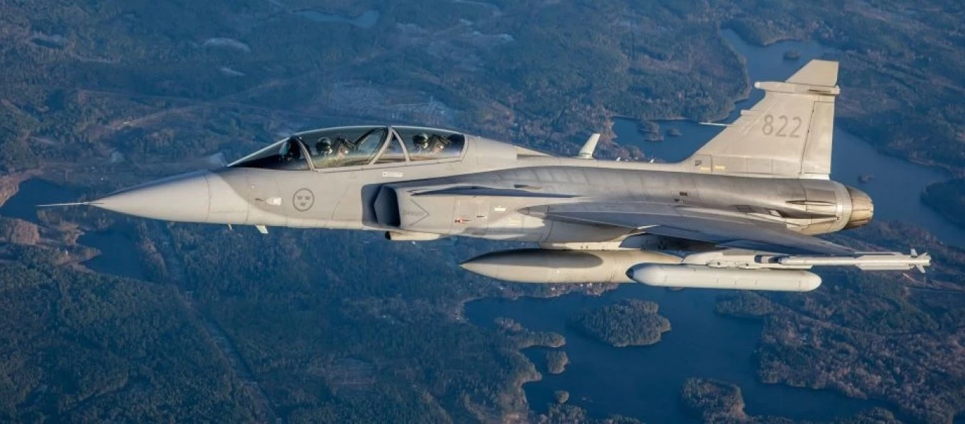 Βίντεο: Η Saab δοκίμασε το νέο ατρακτίδιο ηλεκτρονικής επίθεσης του JAS-39 Gripen